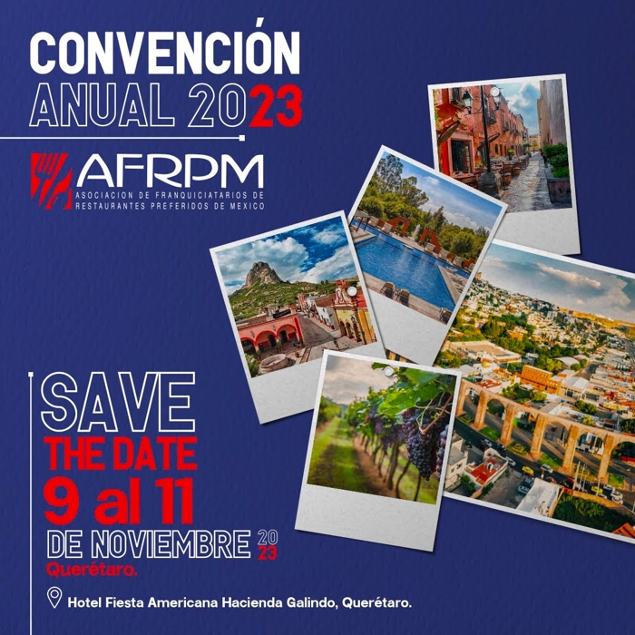 Convencin Anual de la AFRPM en noviembre, del 9 al 11 de 2023